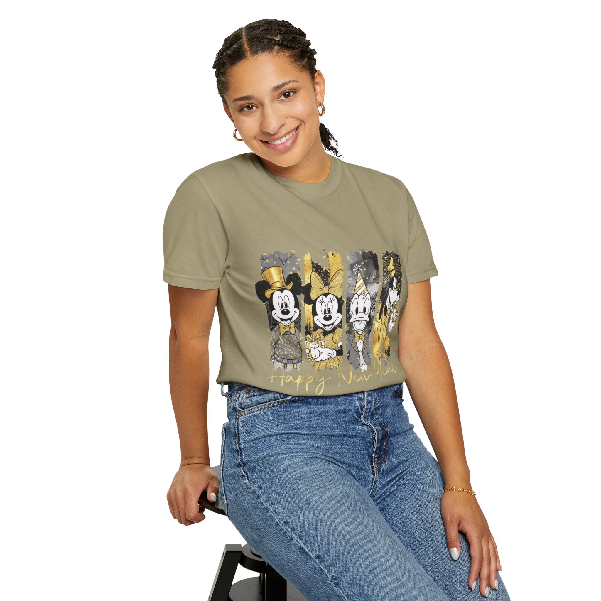 New Year Mickey & Friends T-Shirt  'Happy New Year' Graphic Tee