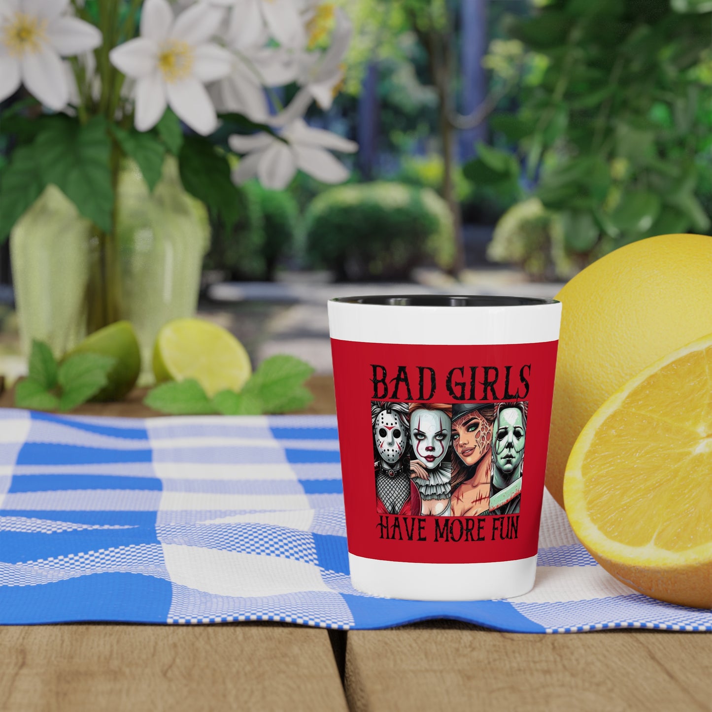 🎃 Spooky Sips Await! Gothic Shot Glass