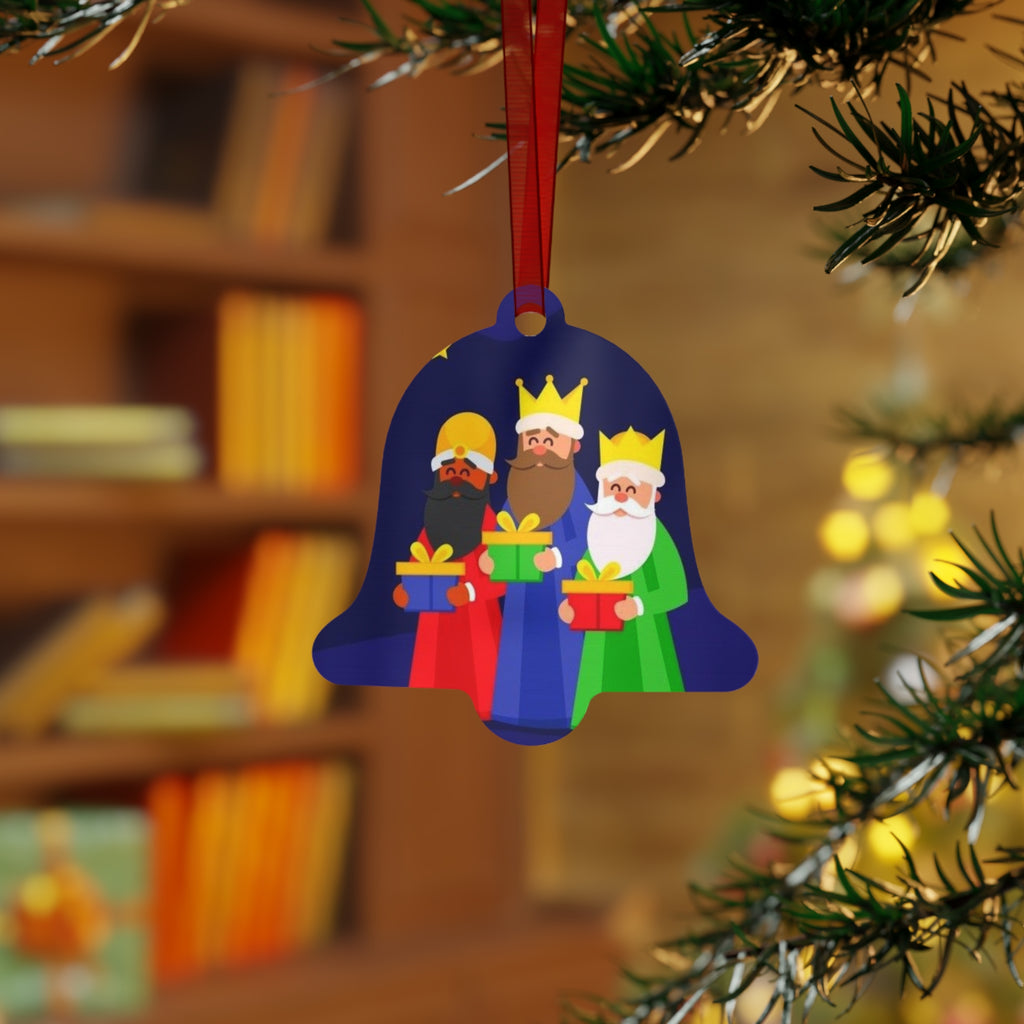 Christmas Metal Ornaments with Three Kings Design