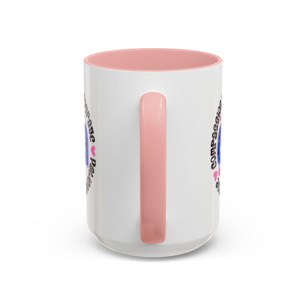 CNA Life Coffee Mug — Compassion, Courage & Patience Accent Mug (11/15oz) Medical Christmas Mug