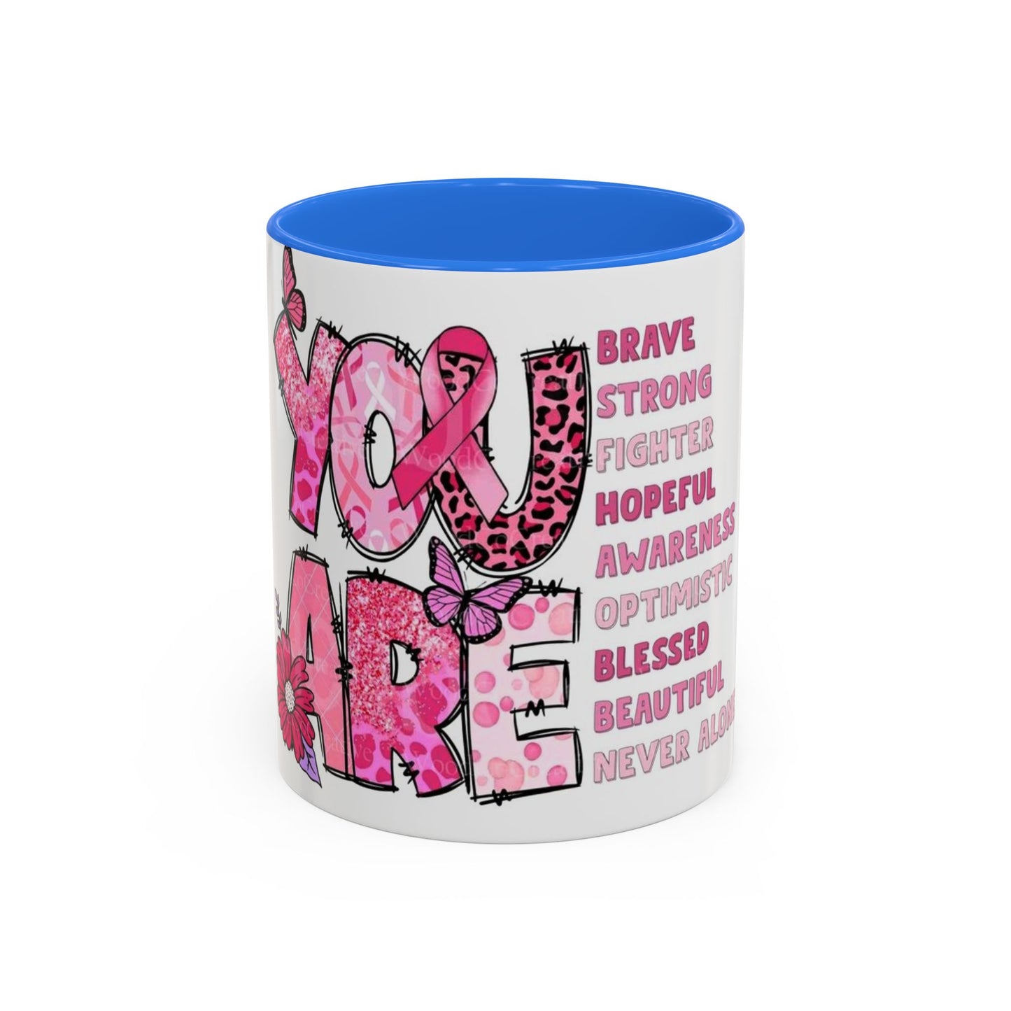 Cancer Hope Collection Empowering Inspirational Mug for Breast Cancer Awareness