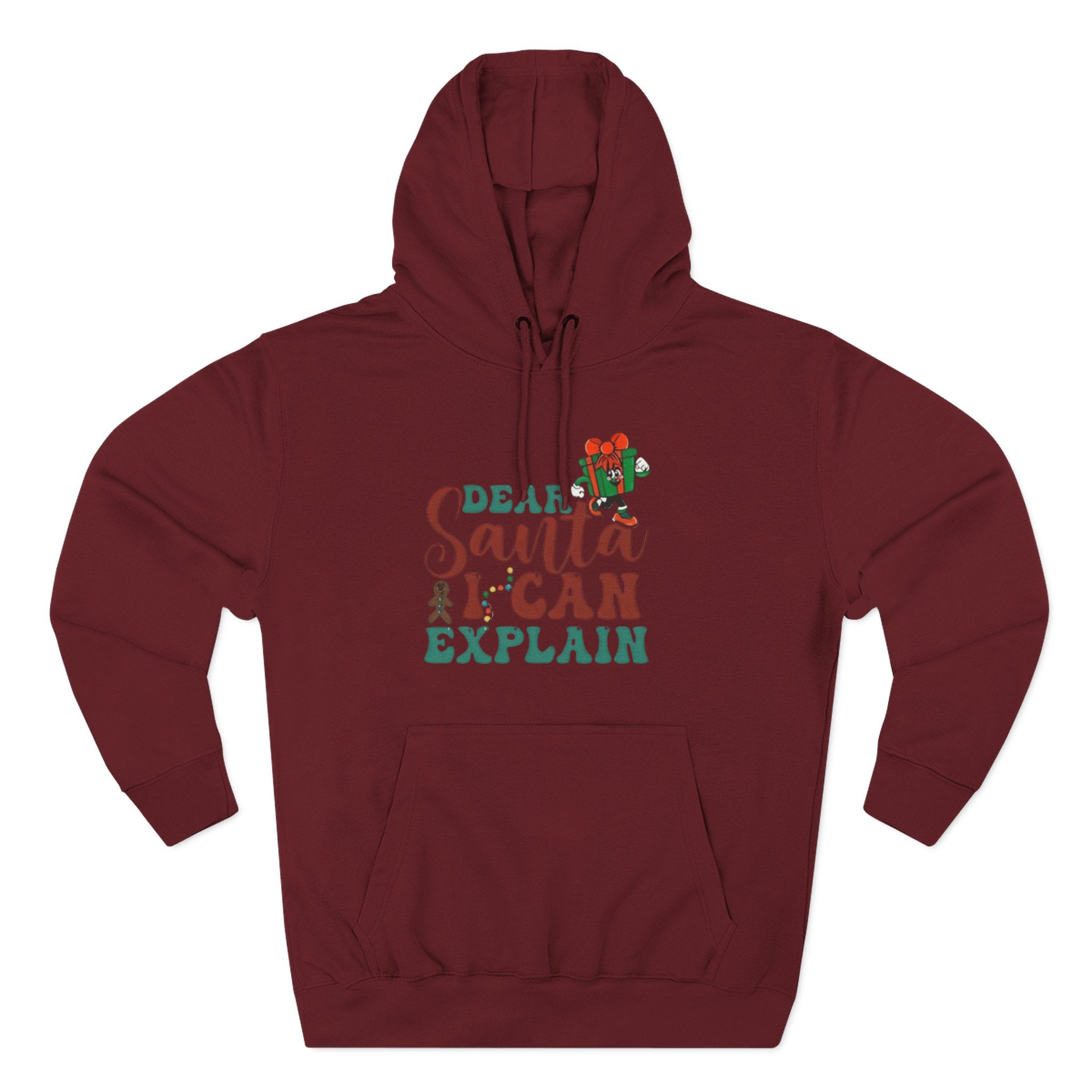Christmas Hoodie “Dear Santa I Can Explain” Funny Holiday Pullover Christmas T-Shirts and Sweatshirts Collection