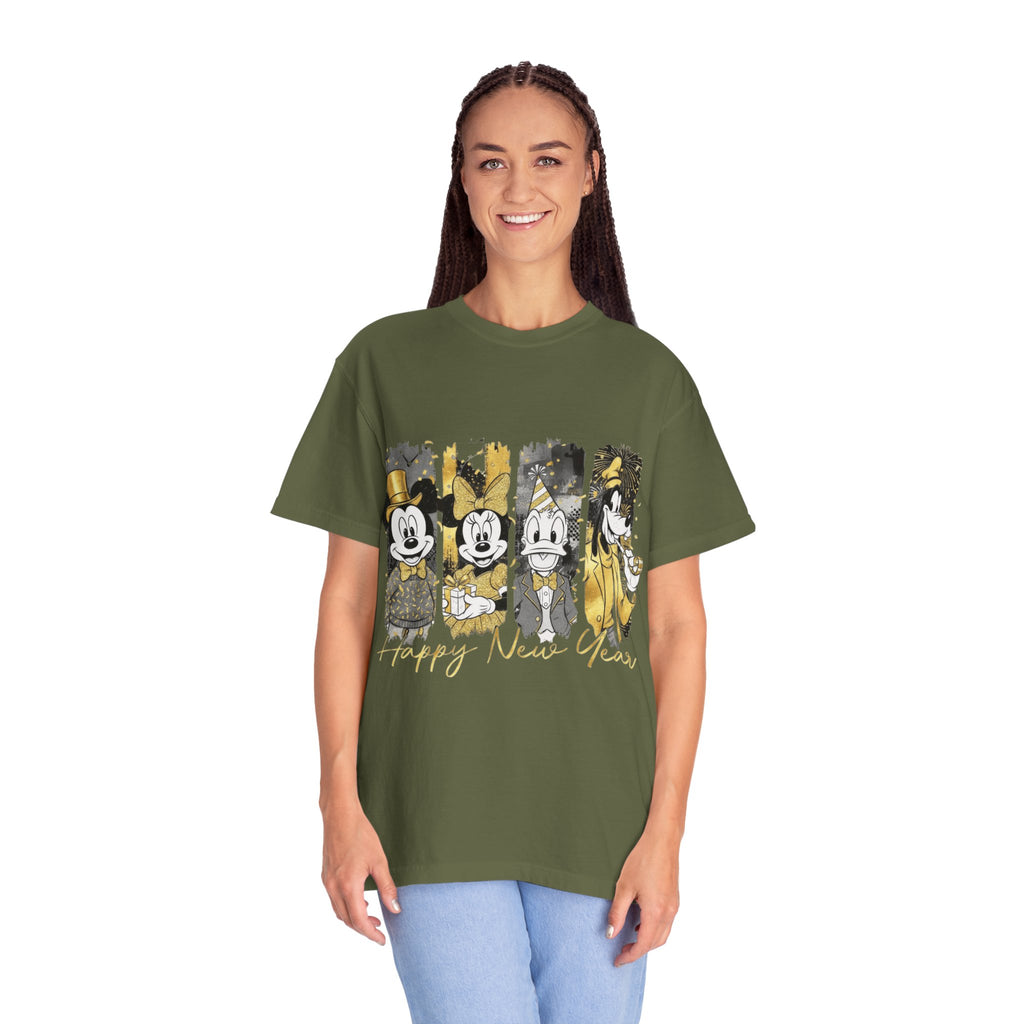 New Year Mickey & Friends T-Shirt  'Happy New Year' Graphic Tee