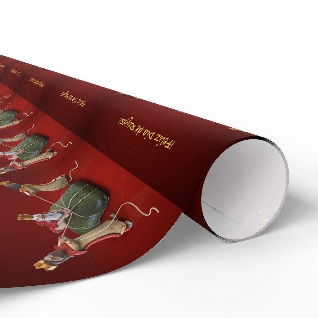 Navidad en Puerto Rico Wrapping Paper – Festive Boricua Holiday Gift Wrap 🇵🇷🎄