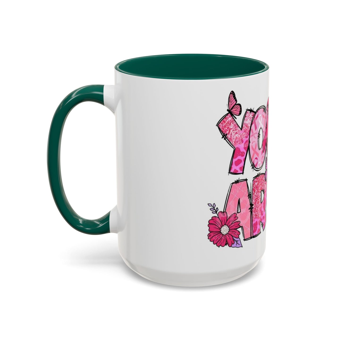 Cancer Hope Collection Empowering Inspirational Mug for Breast Cancer Awareness