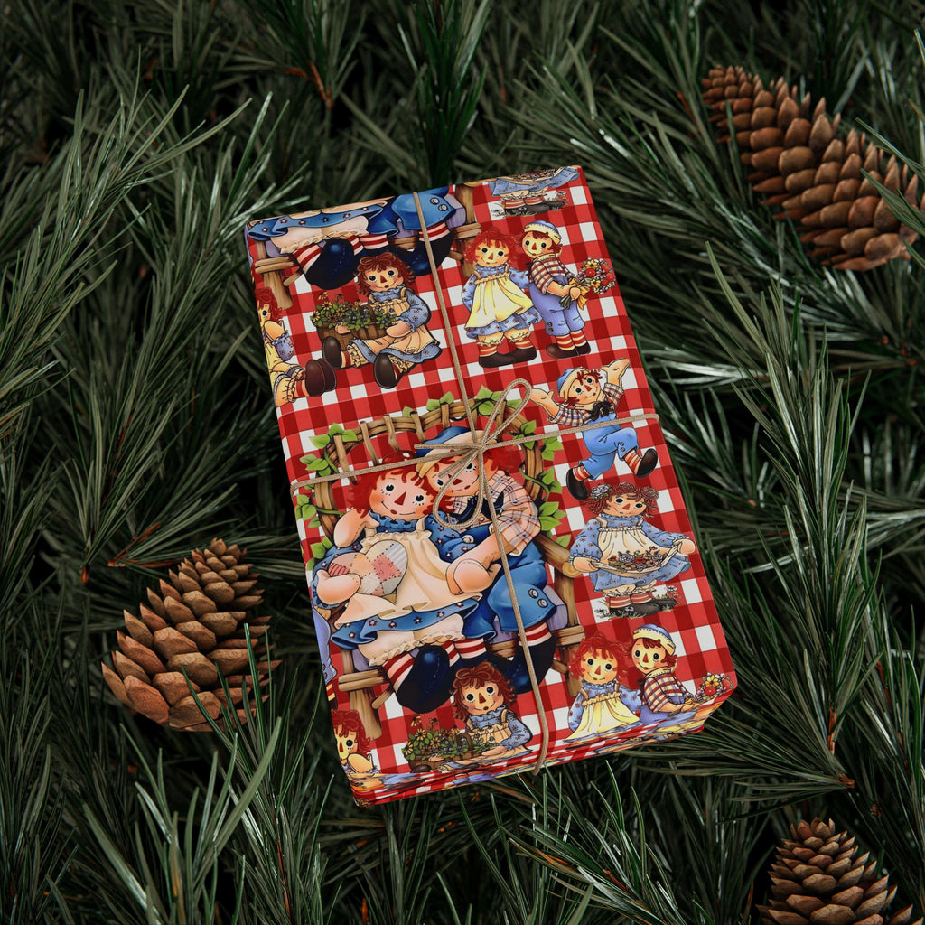 Wrapping Paper Roll — Colorful Picnic Cartoon Pattern (Holiday & Birthday Gift Wrap)