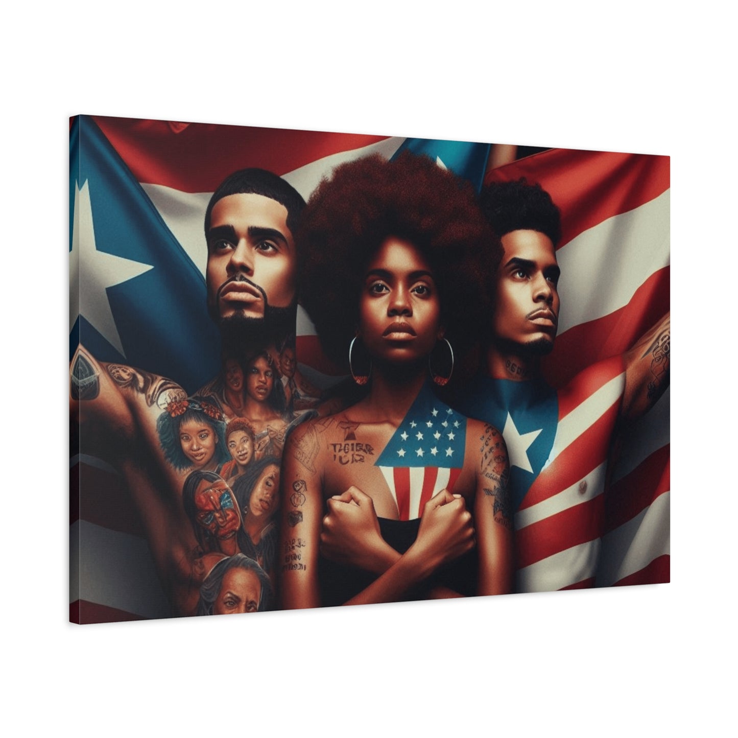 Rooted in Culture, Radiating Power Puerto Rican Wall Art, Unique Gift, Empowering Decor