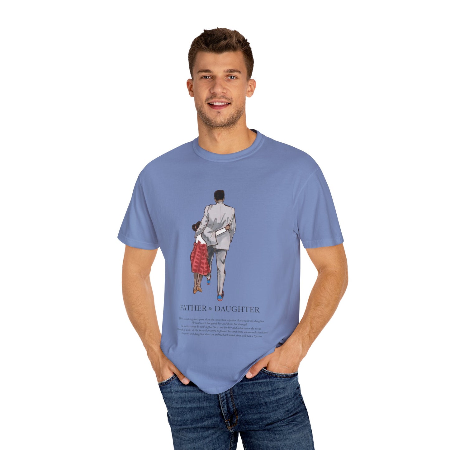 Father & Daughter Unisex T-Shirt, Heartwarming Gift for Dad, Perfect for Father's Day, Family Bonding, Casual Wear