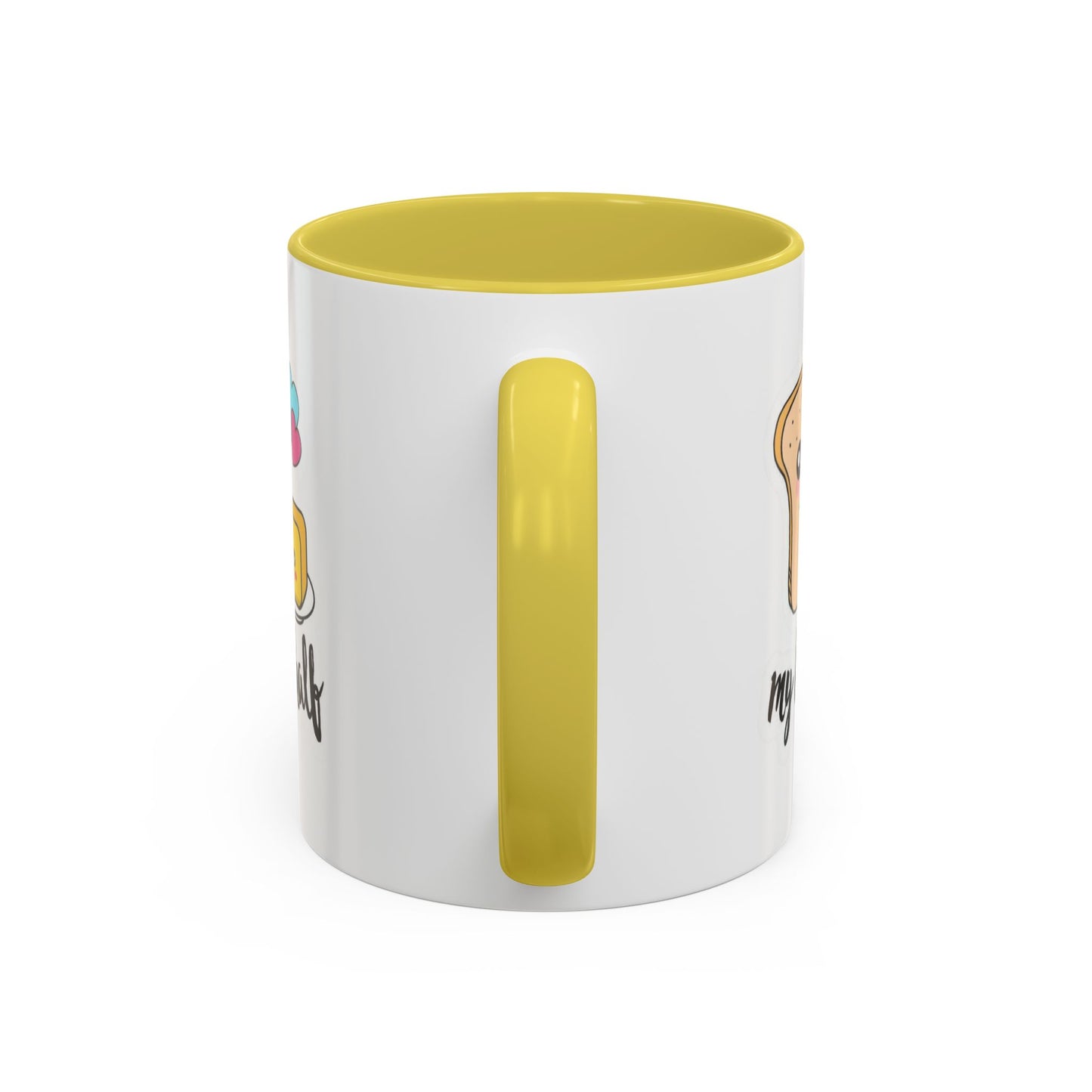 Motivational & Funny Quote Mugs Uplifting Coffee Cup Gifts Cute Foodie Relationship Mug My Butter Half Design, Colorful 11oz & 15oz