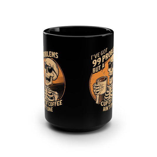 Pumpkin Spice & Everything Fright Skull Coffee Mug