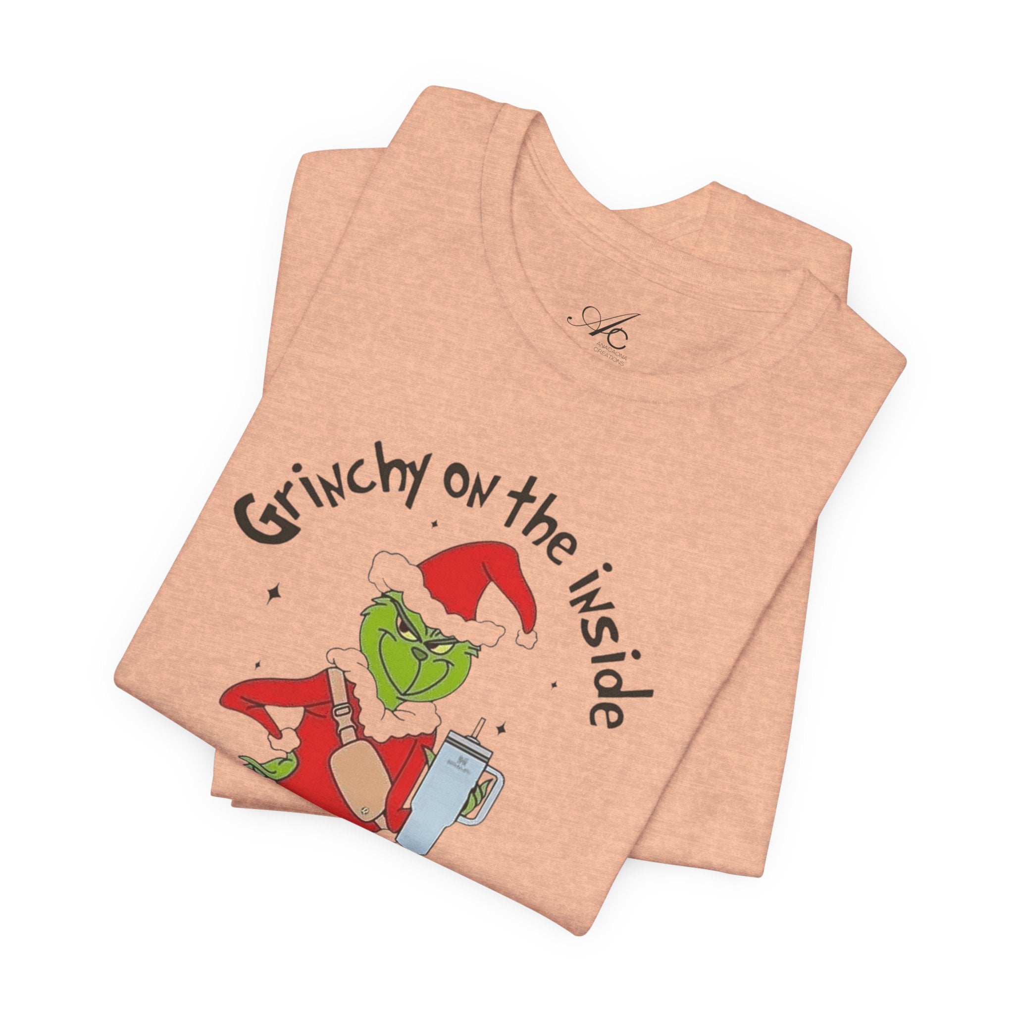 Grinch-Inspired Holiday Tee: 'Grinchy on the Inside, Boogie on the Outside'