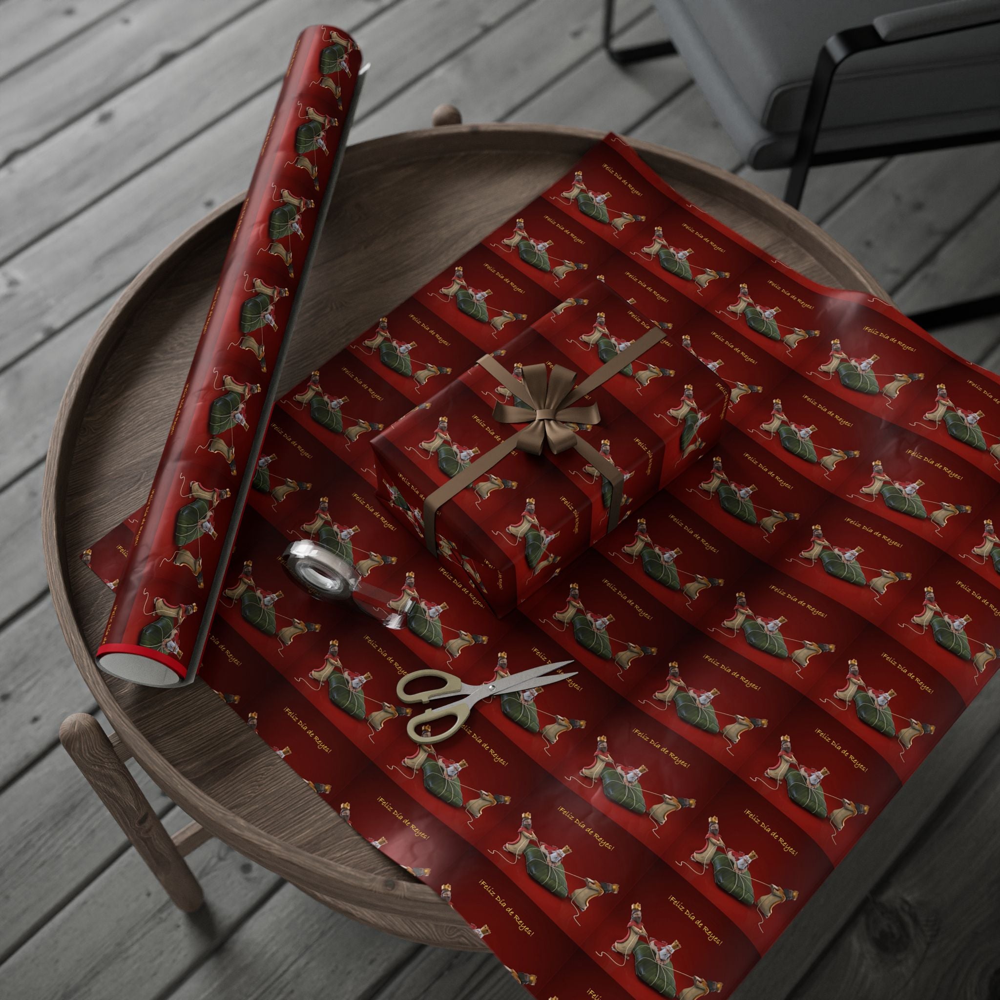 Navidad en Puerto Rico Wrapping Paper – Festive Boricua Holiday Gift Wrap 🇵🇷🎄