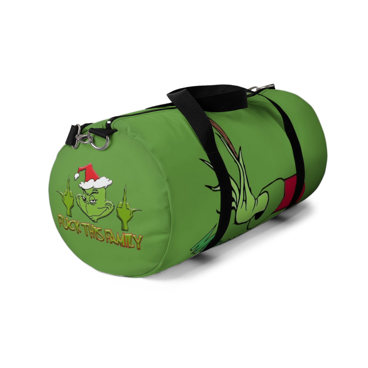 Grinch Sleigh Nap Duffel Bag — Holiday Travel & Gym Bag