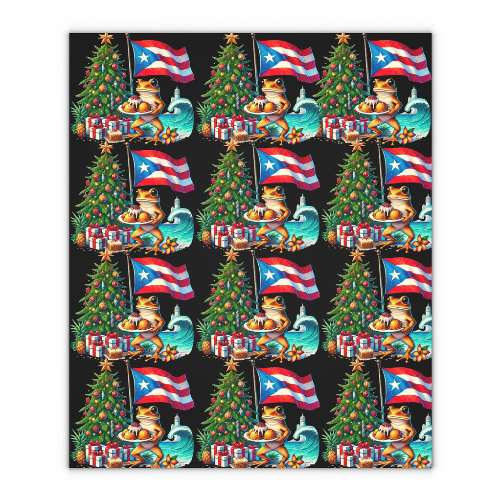 Navidad en Puerto Rico Wrapping Paper – Festive Boricua Holiday Gift Wrap 🇵🇷🎄