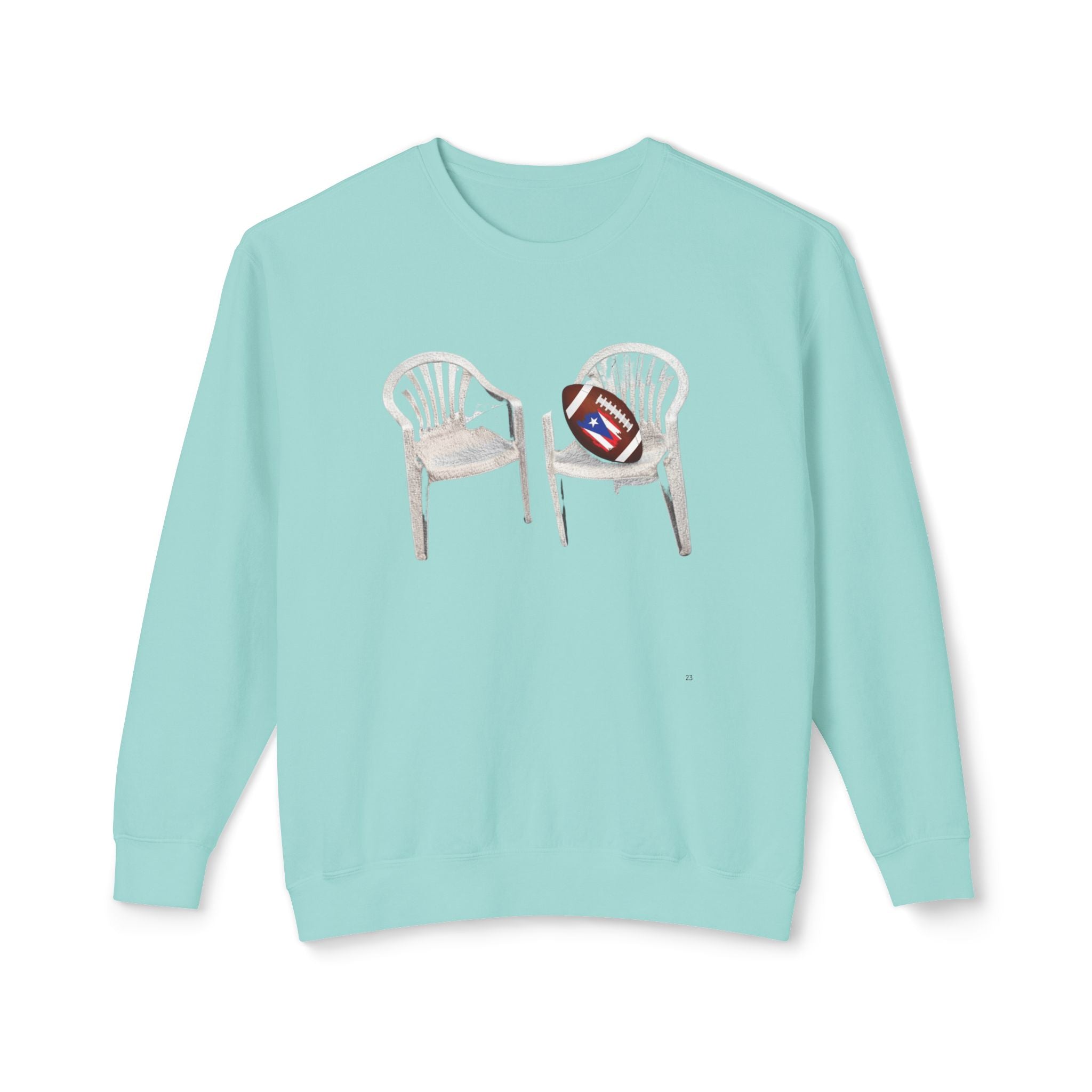 Benito Super Bowl 94 Puerto Rico Shirt Chair Vibes Crewneck Sweatshirt