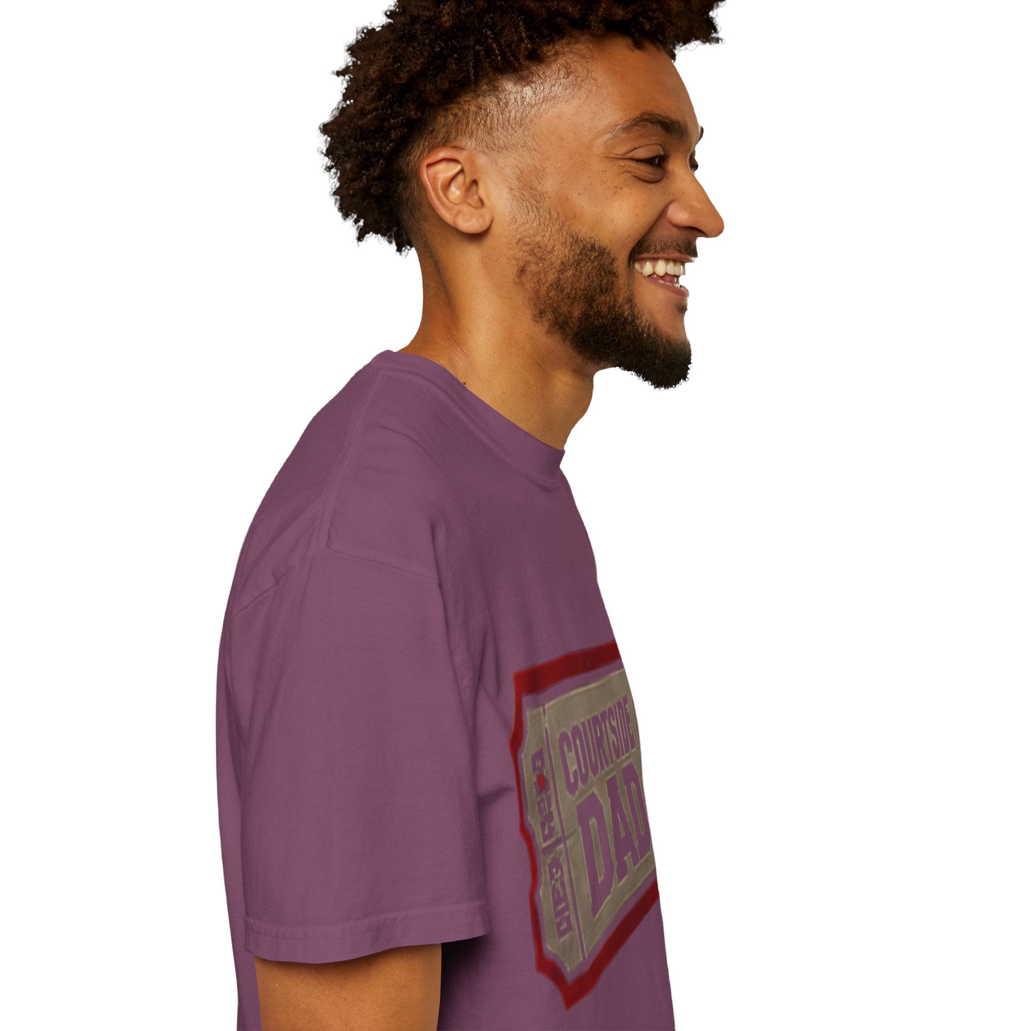 Courtside Dad T-Shirt — Vintage Ticket-Style Basketball Dad Tee
