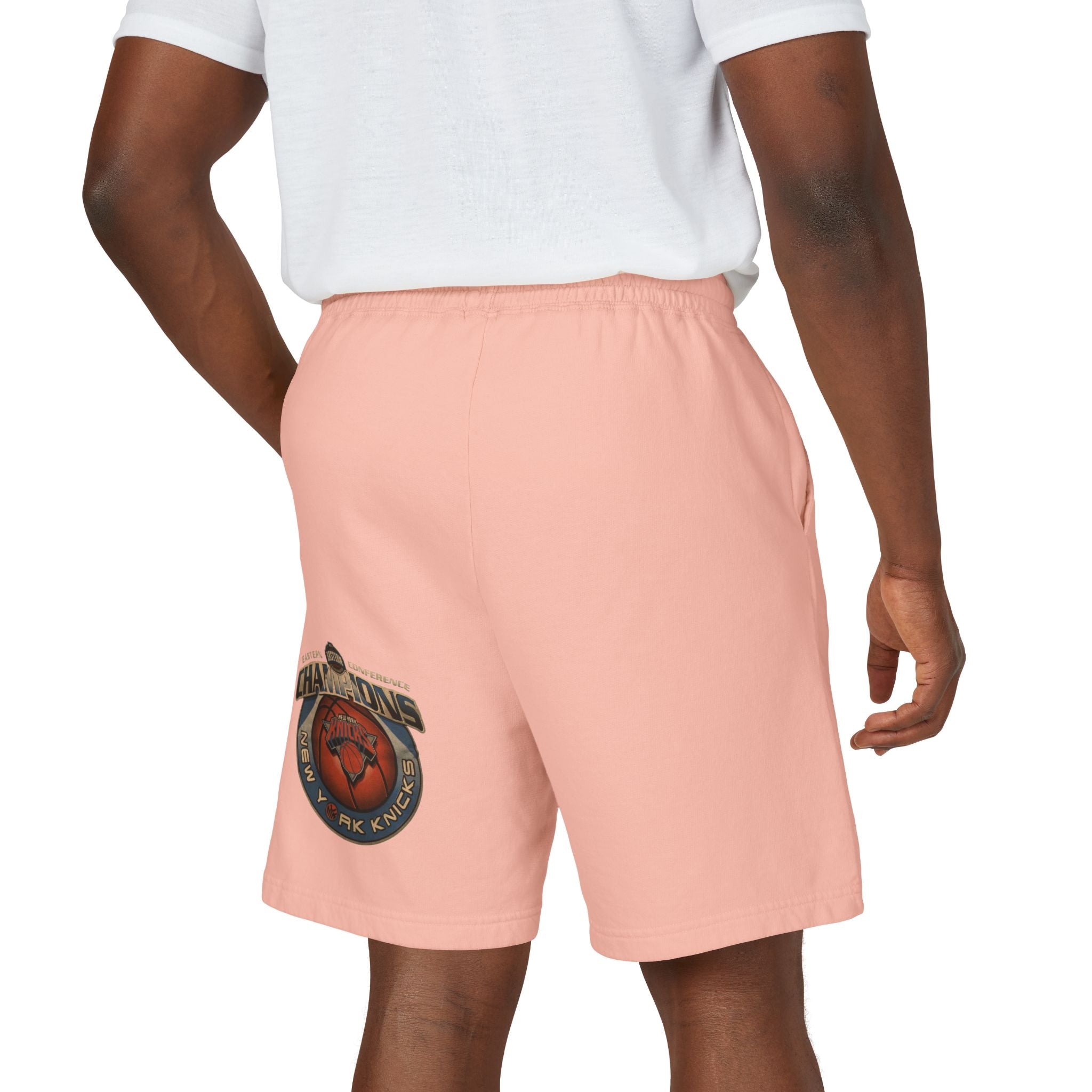 Champ-Heart Basketball Graphic Sweat Shorts — Athletic-Inspired Casual Shorts