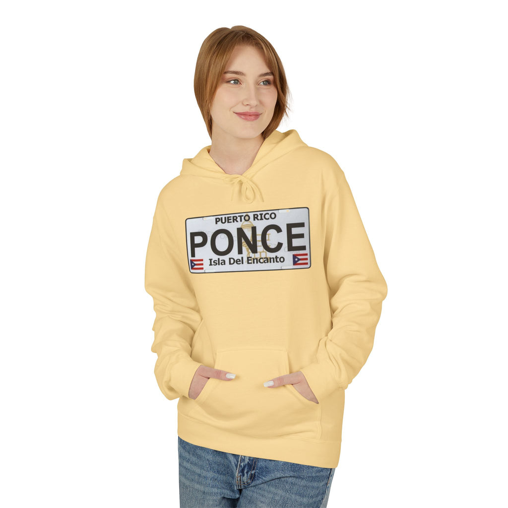 Ponce Puerto Rico License Plate Hoodie Isla Del Encanto Pullover