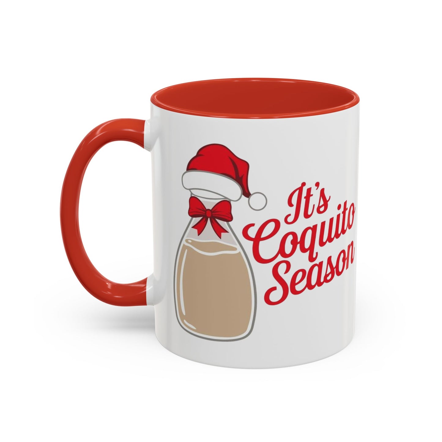 Herencia de Puerto Rico Mug Coquito Season Accent Mug Festive Holiday Coffee Cup