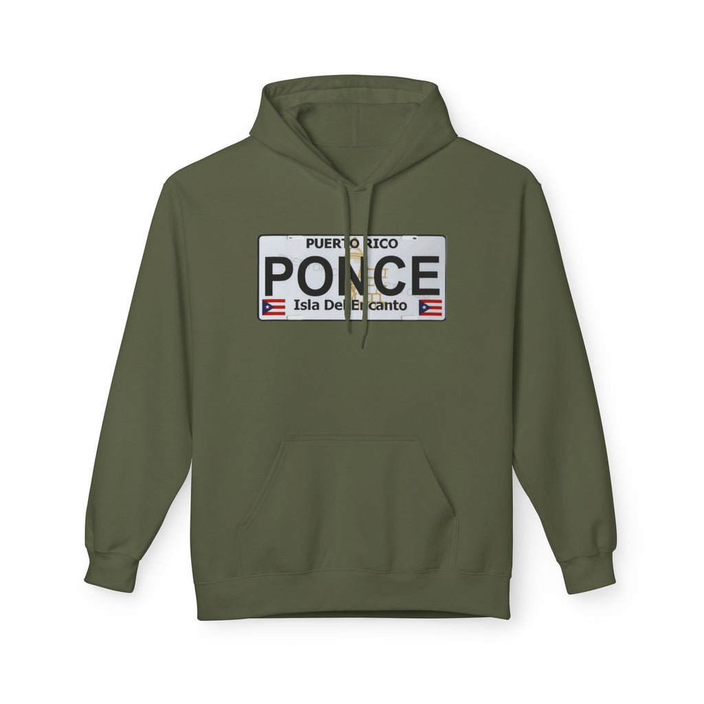 Ponce Puerto Rico License Plate Hoodie Isla Del Encanto Pullover