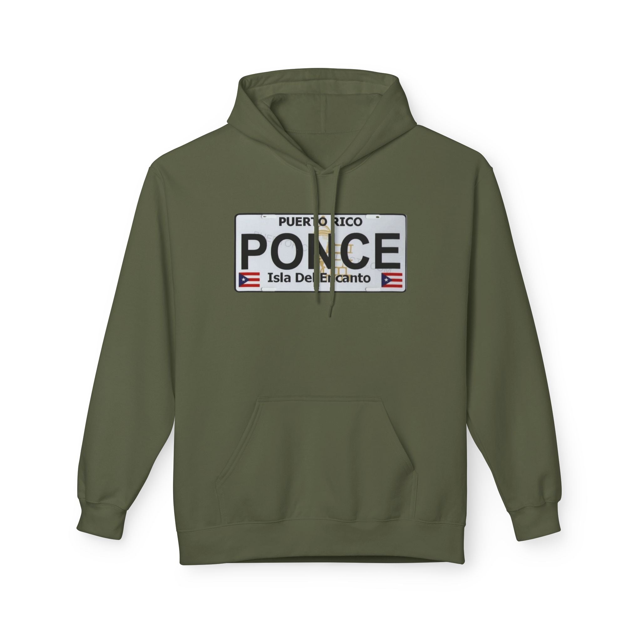 Ponce Puerto Rico License Plate Hoodie Isla Del Encanto Pullover