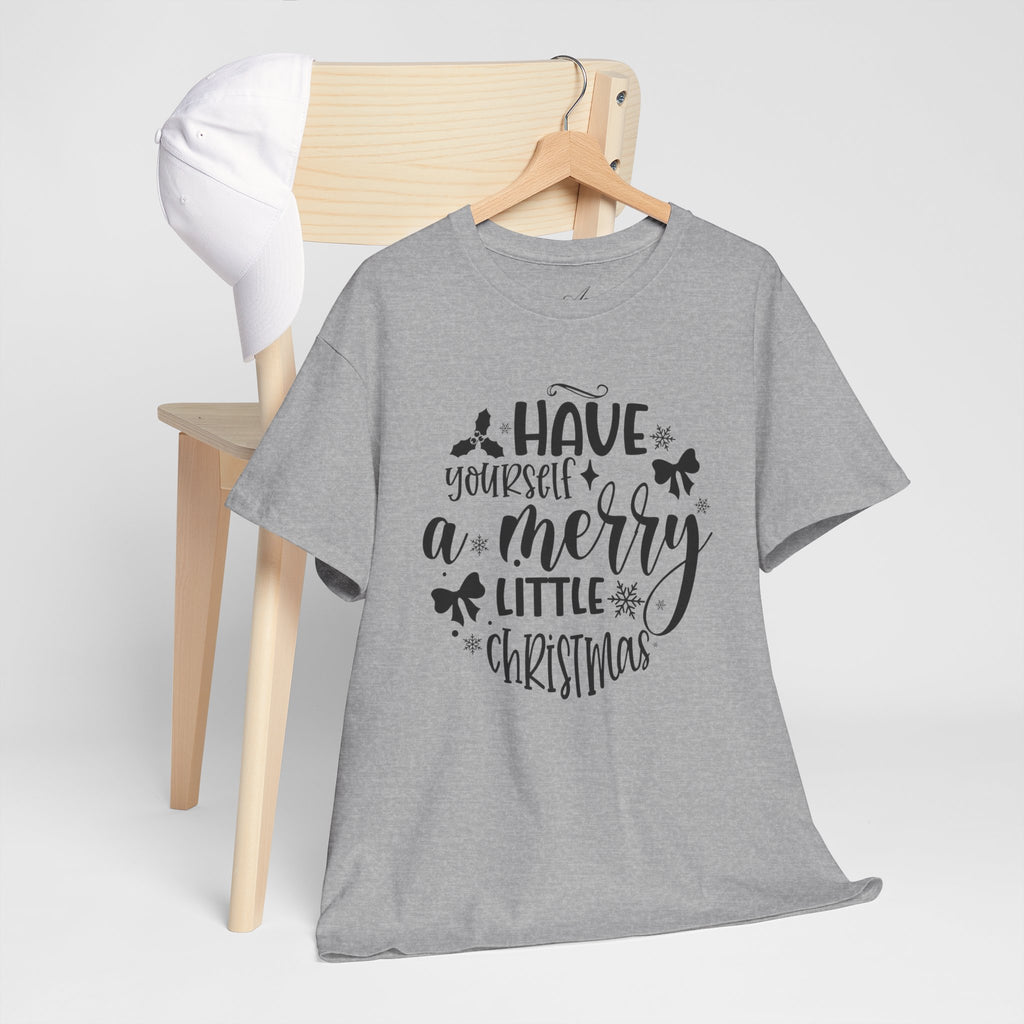 Merry Christmas Cotton Tee Holiday Graphic Tees & Cozy Festive Wear
