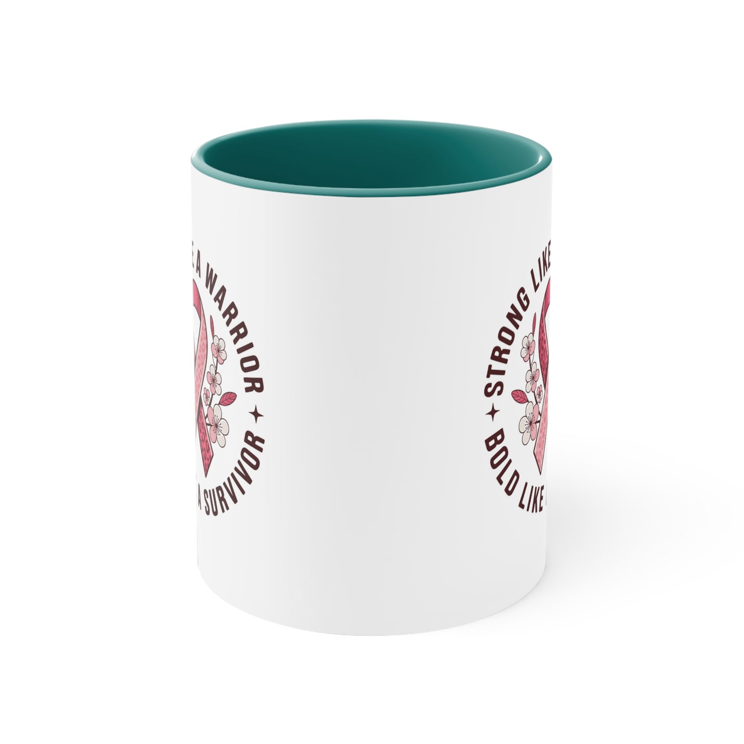 Empowering Survivor Mug - Strong Like a Warrior CancerSurvivor HopeMug