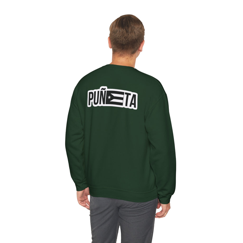 Puñeta Sweatshirt  Puerto Rican Flag Graphic Crewneck