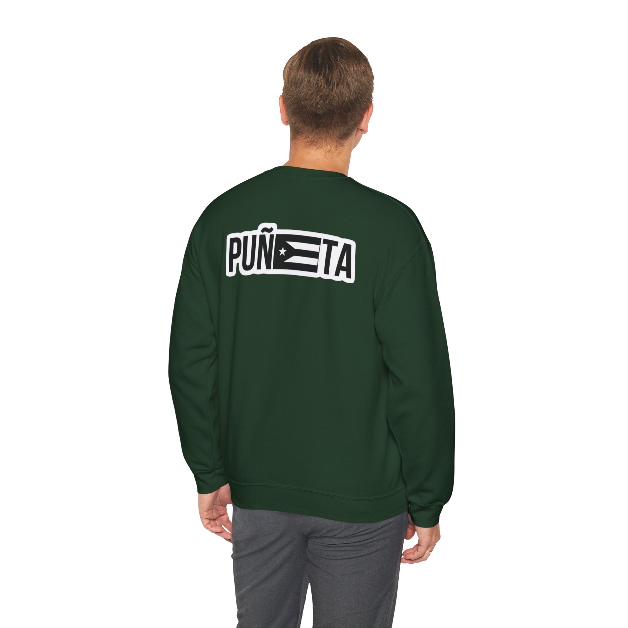 Puñeta Sweatshirt  Puerto Rican Flag Graphic Crewneck