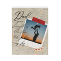 Dad Photo Collage Velveteen Plush Blanket  “Dad, your strength is the star that rules my sky” Great Christmas Gift