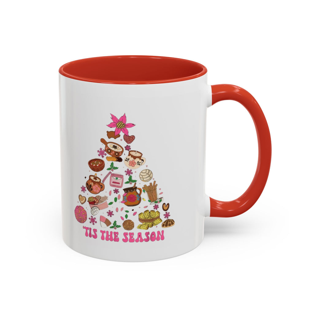 Coffee Mug - 'Tis the Season' Holiday Cookie Tree Accent Mug (11/15oz)
