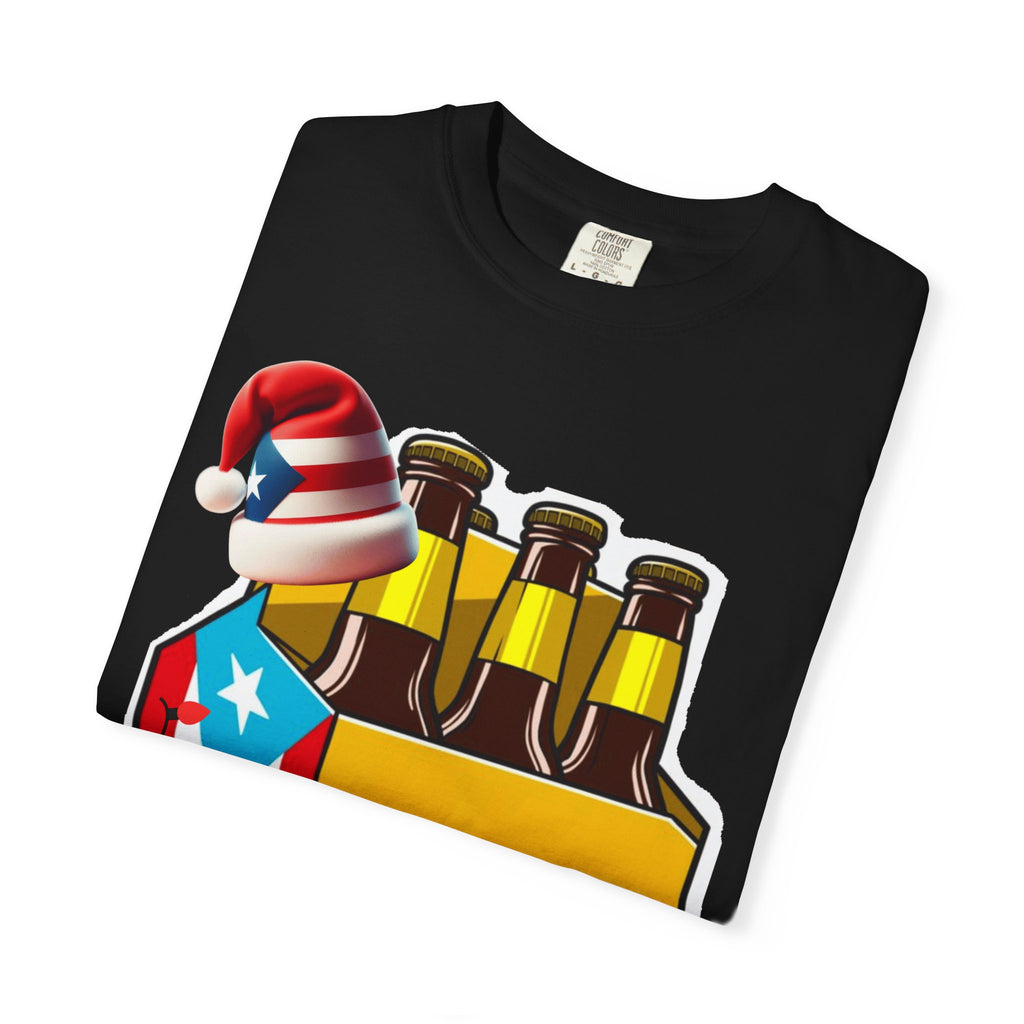 Medalla Light Beer T-Shirt  Navidad Boricua Holiday Tee Puerto Rico’s Navidades