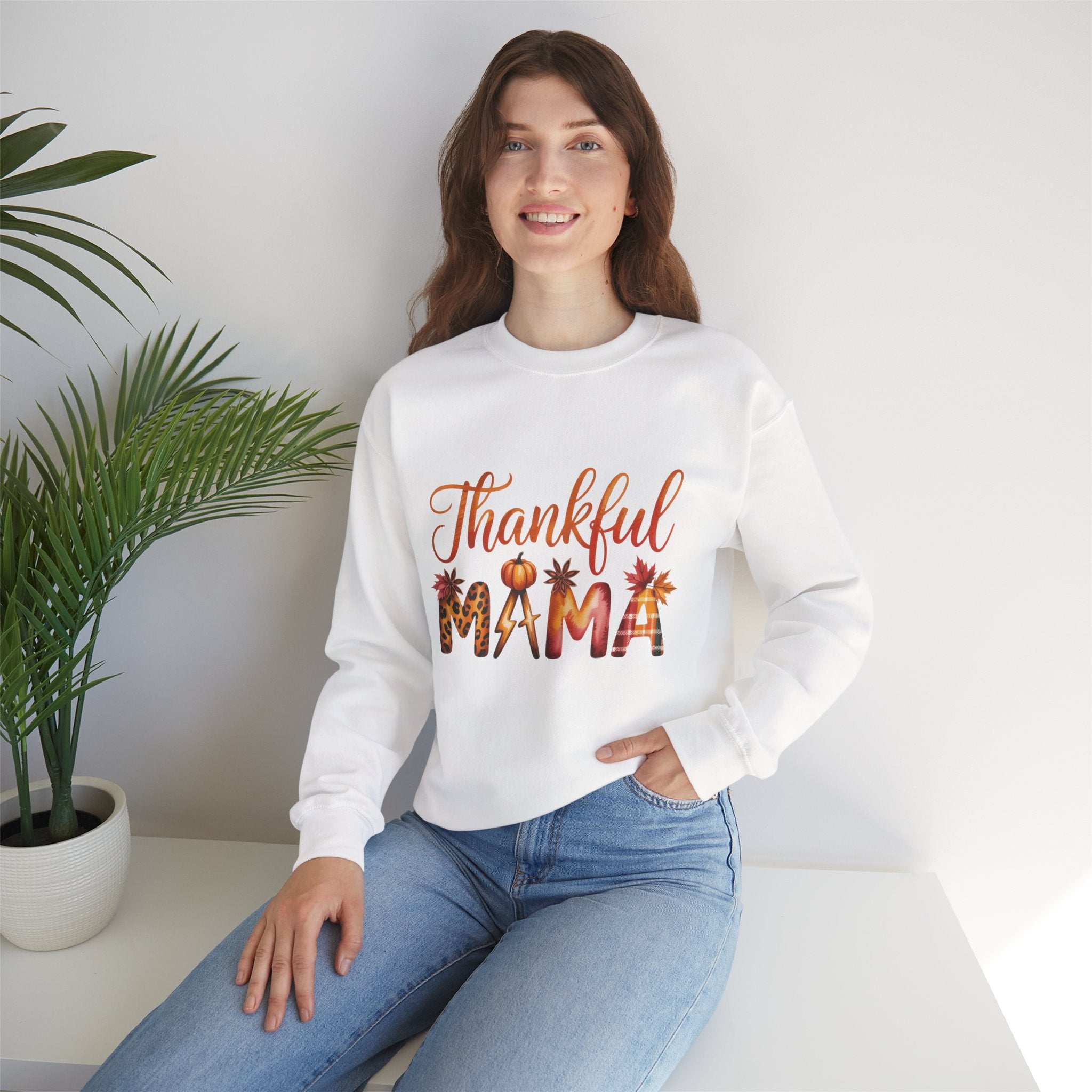Thankful Mama Sweatshirt Fall T-Shirts and Sweatshirts Collection
