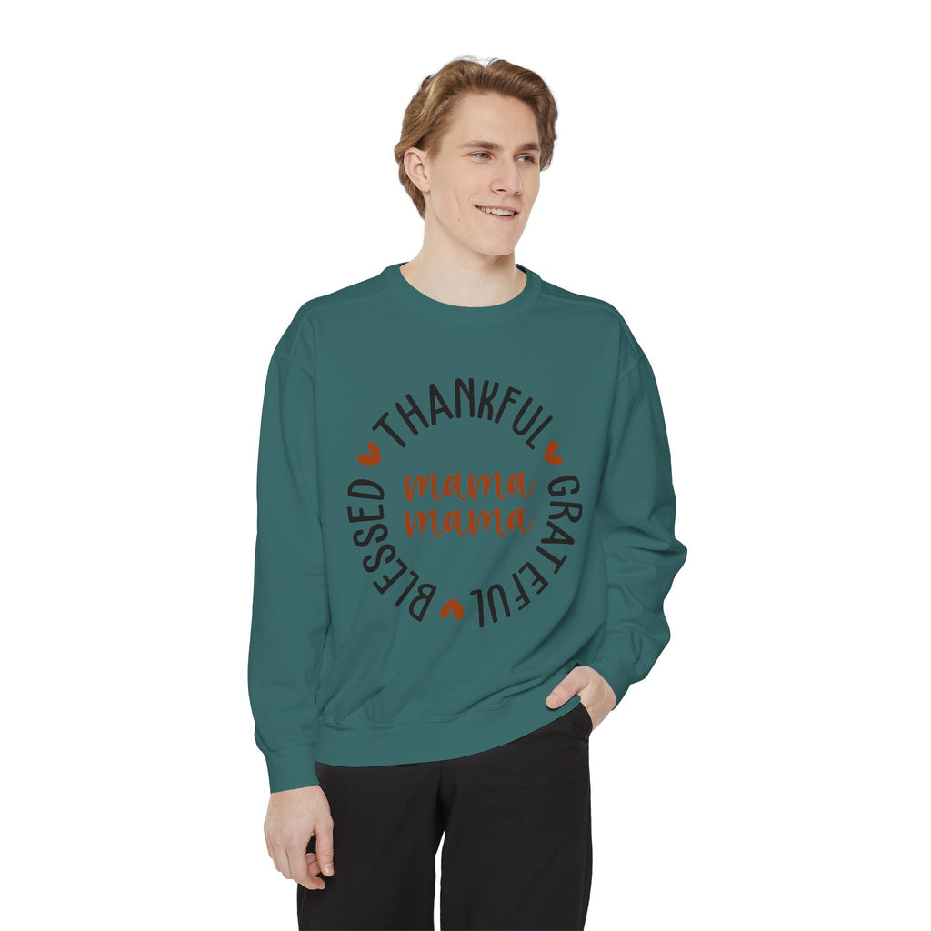 MOM  Sweatshirt Thankful Grateful Blessed "Mama Mama" Sweatshirt