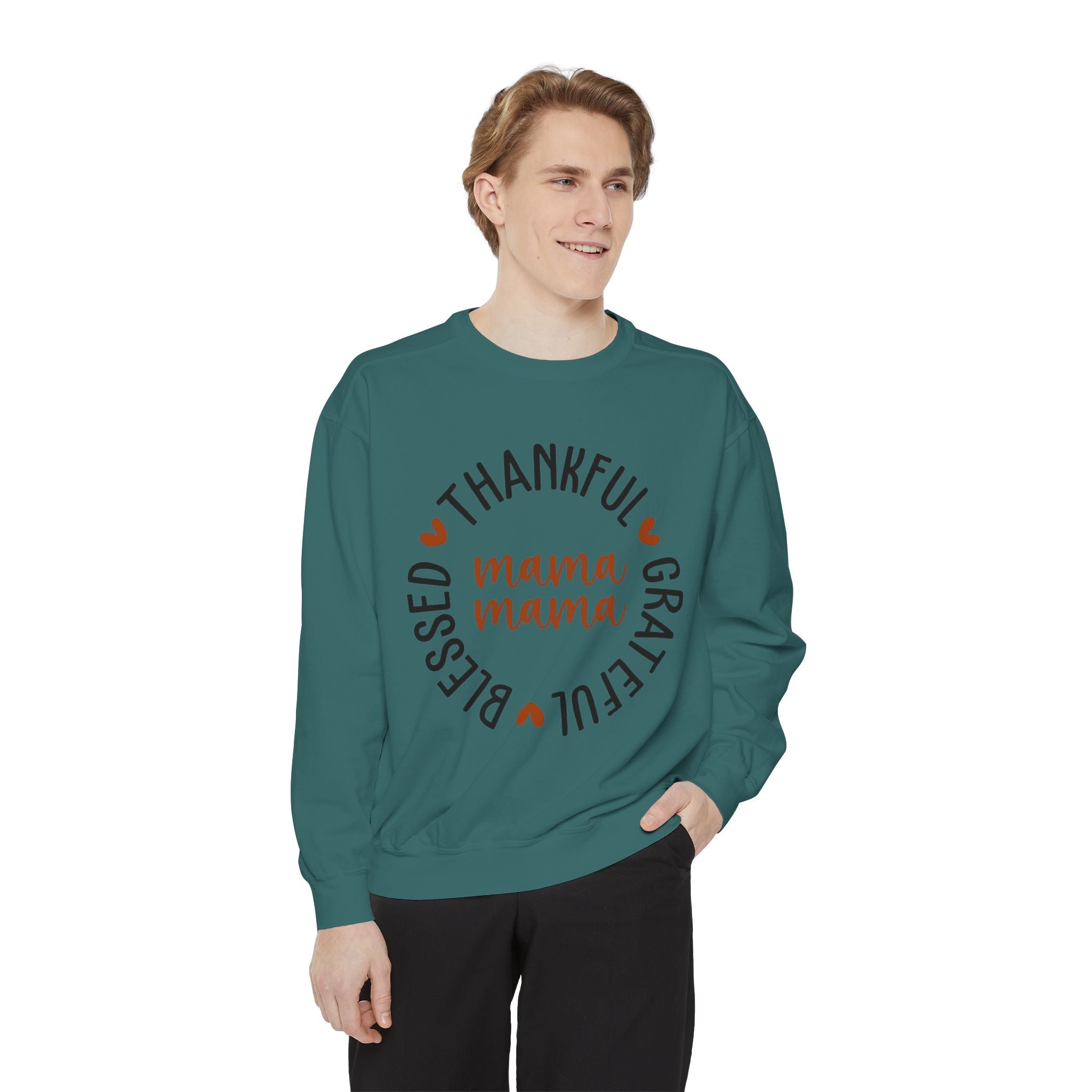 MOM  Sweatshirt Thankful Grateful Blessed "Mama Mama" Sweatshirt