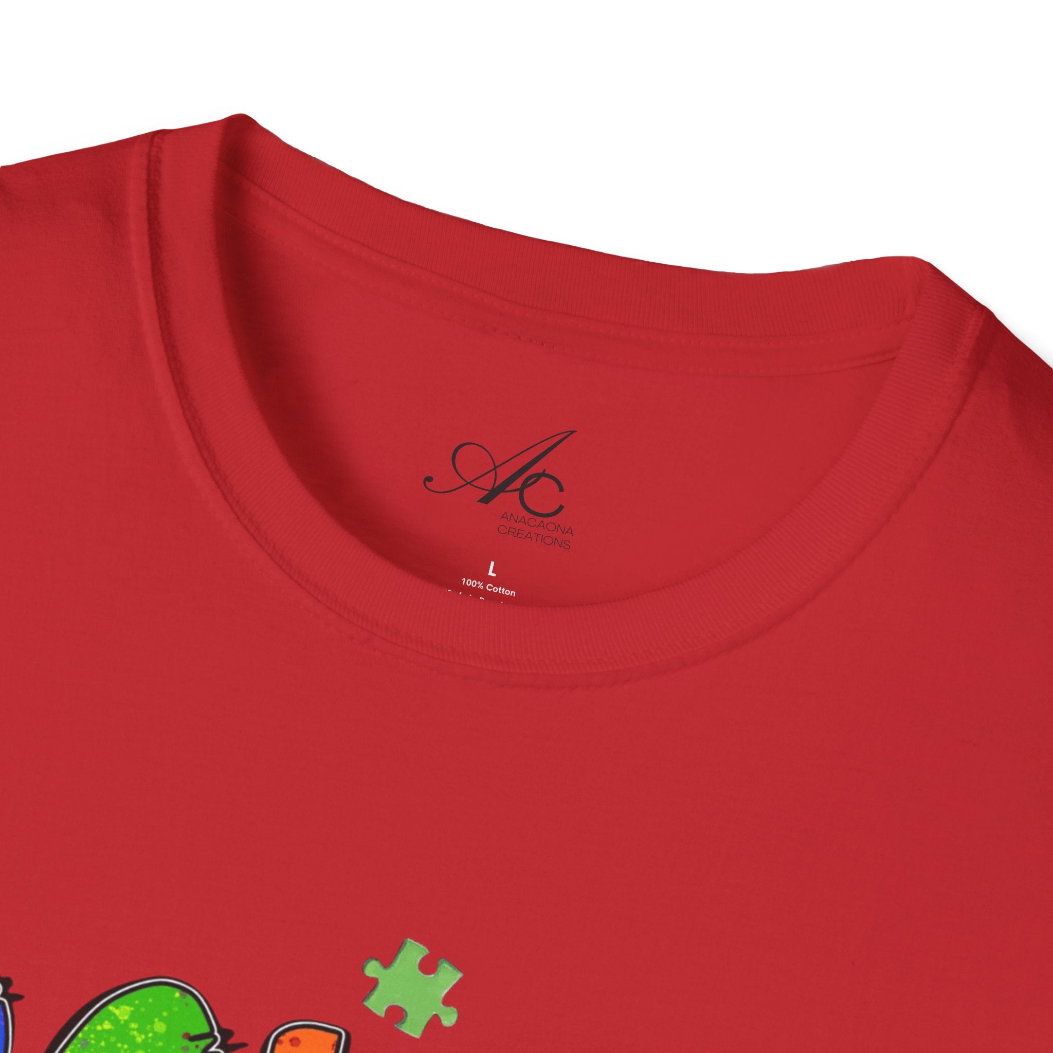 Color Outside the Lines Unisex T-Shirt for Autism Awareness
