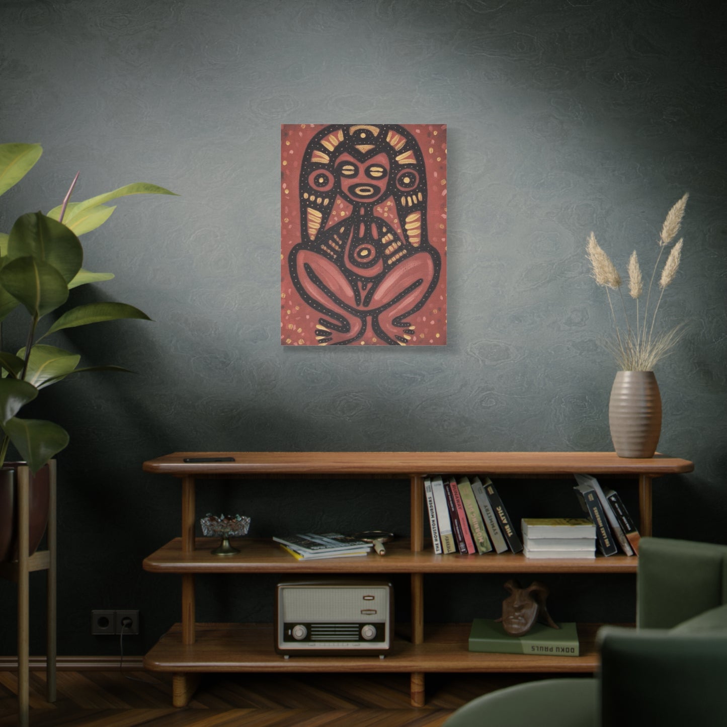 PUERTO RICO Culture Indians Inspired Print, Modern Tribal Artwork