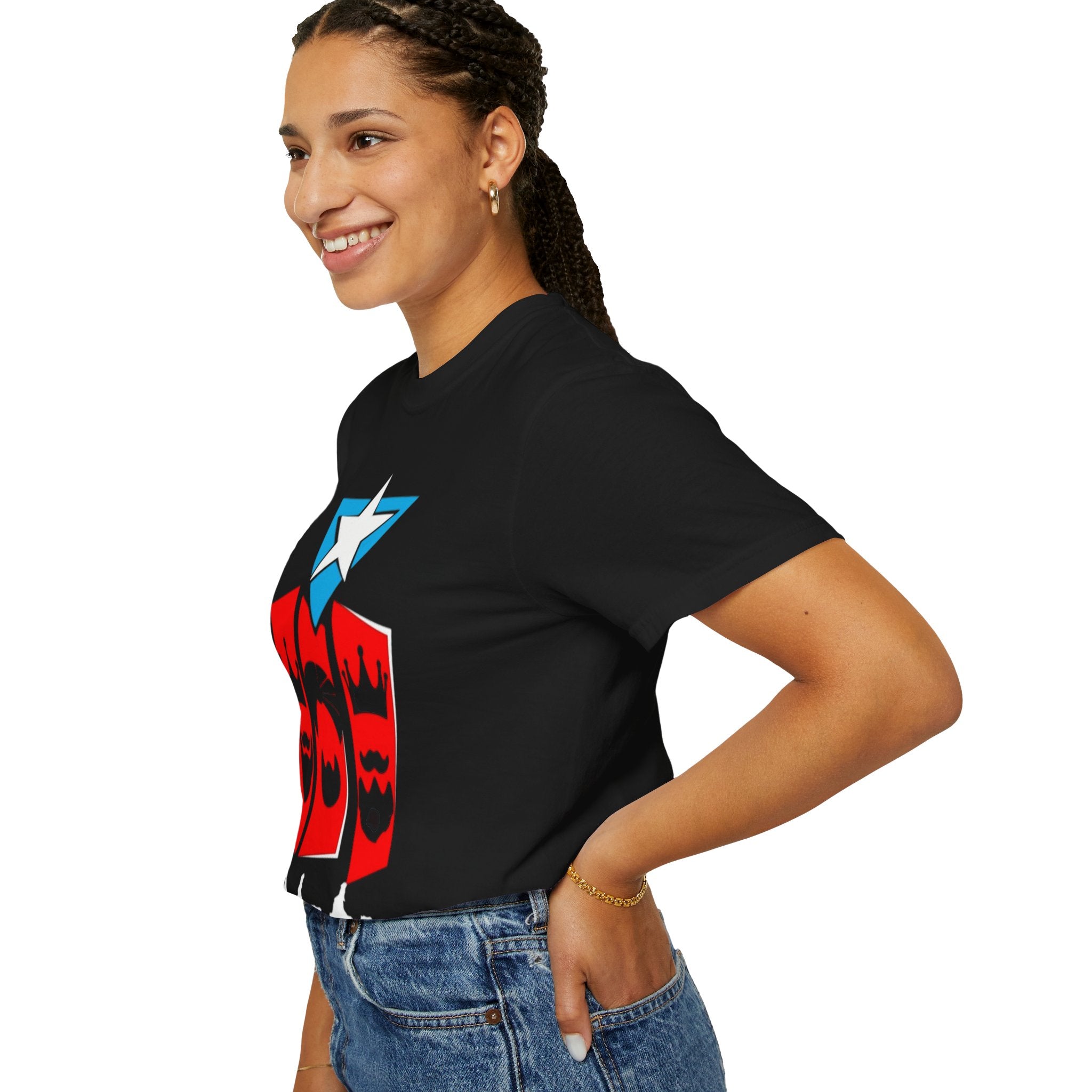 The Three Kings T-Shirt — Puerto Rican Three Kings Graphic Tee (Star & Crown Silhouettes)