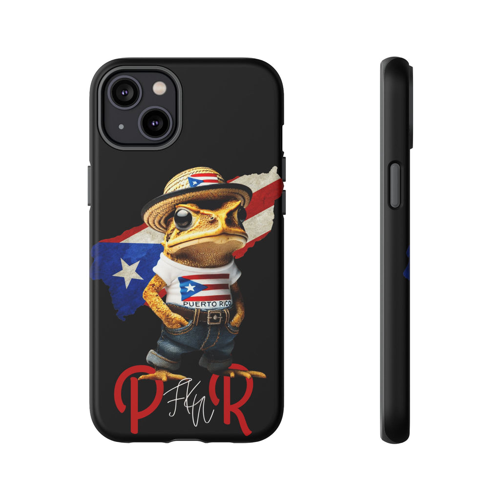 Puerto Rican Frog Tough Phone Case  Puerto Rico Flag Patriotic Protective Case