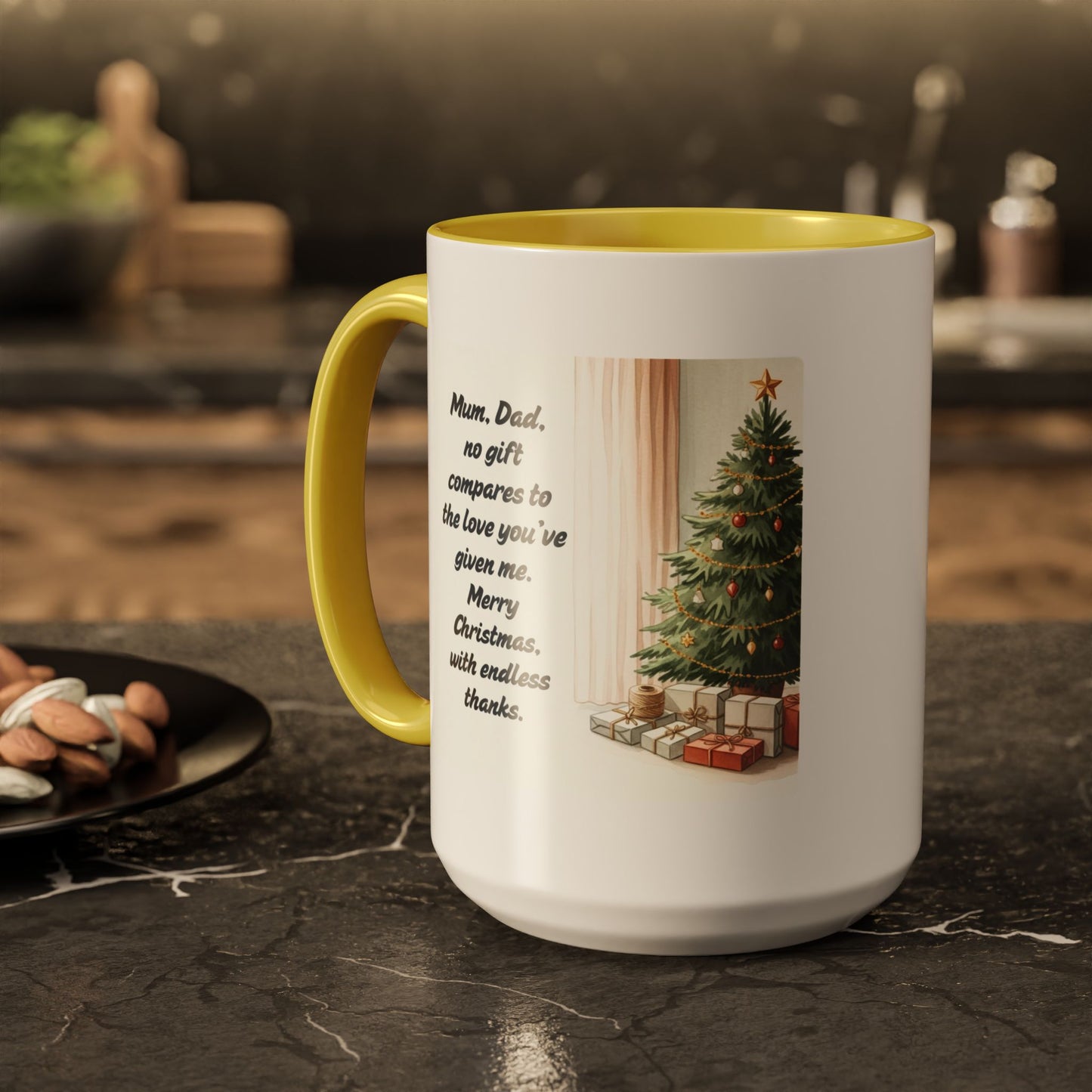 Christmas Mugs  Holiday Coffee Cups with Festive Quotes & Designs  Colorful 11oz & 15oz Coffee Cup with Heartfelt Message