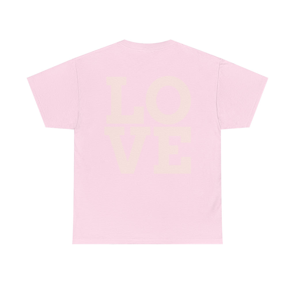 Pink Heart Cherries Tee  LOVE Graphic Valentine T-Shirt