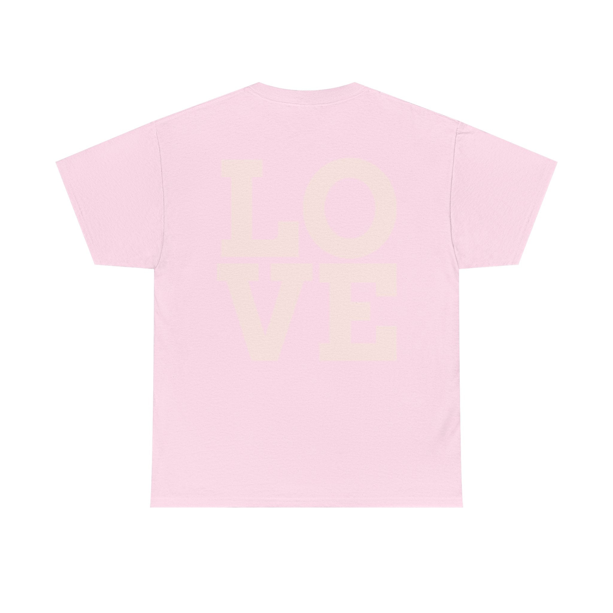 Pink Heart Cherries Tee  LOVE Graphic Valentine T-Shirt