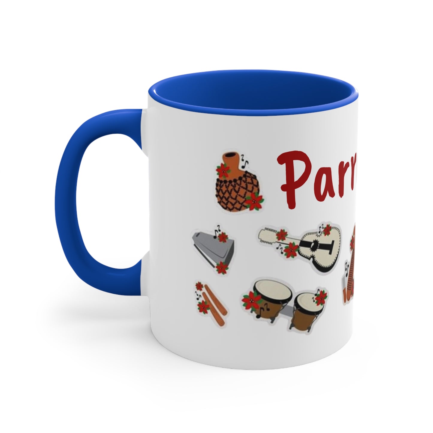 Puerto Rico  Festive Parranda Accent Mug - Perfect for Holiday Cheer