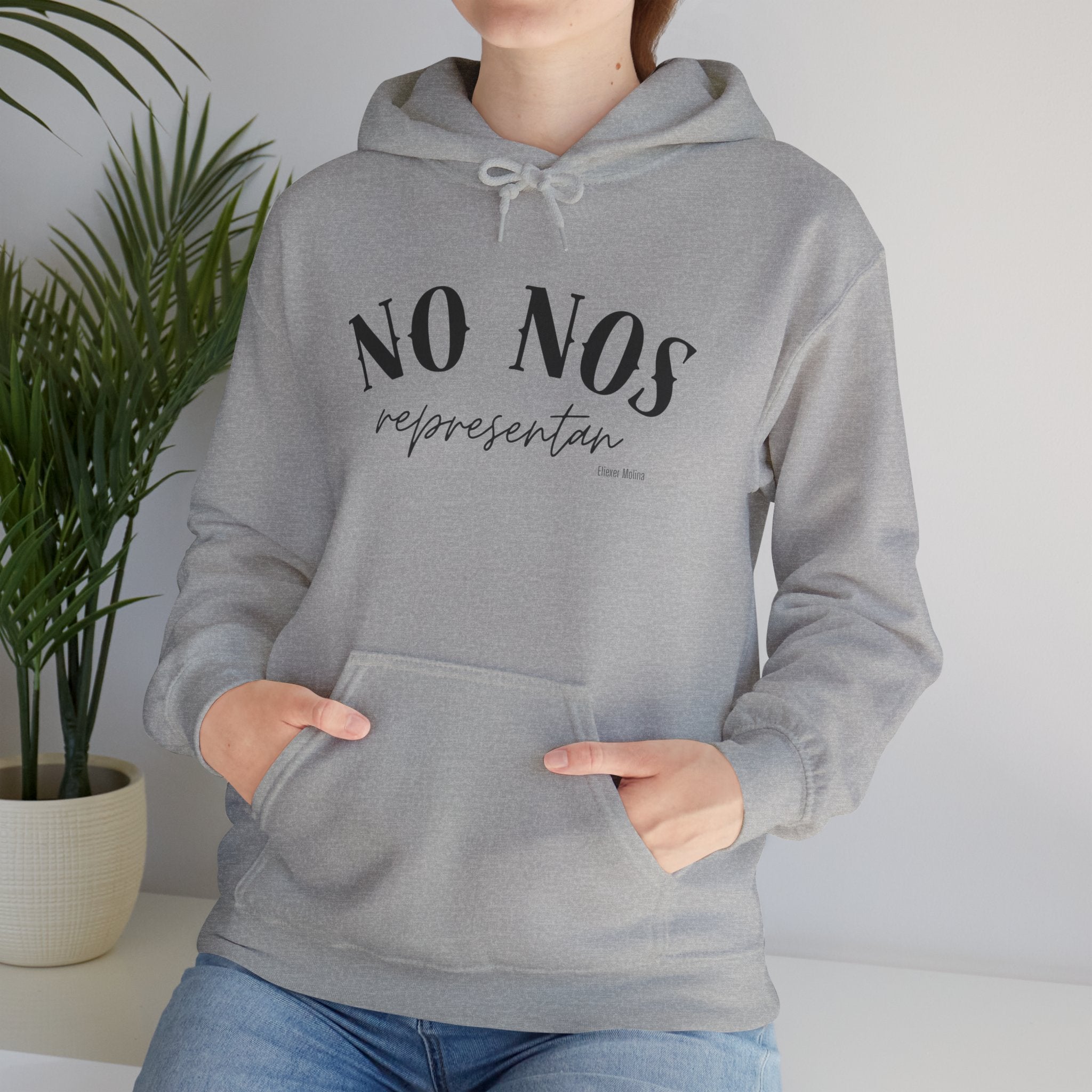 Puerto Rican Pride Hoodie  “No Nos representan” Front & Puñeta Flag Back