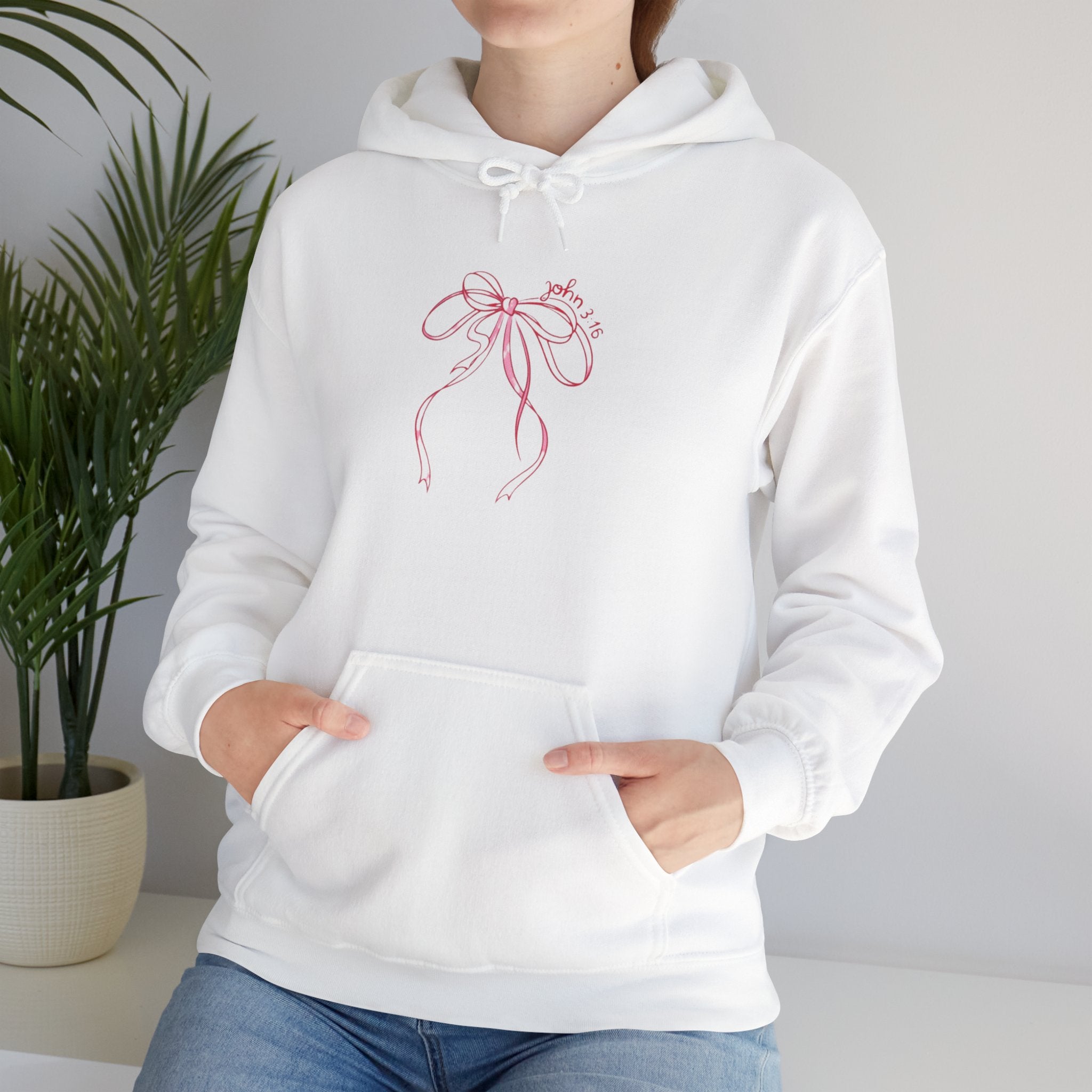 You Are So Loved Hoodie Heart Full” Heart Ribbon Comfort Sweatshirt