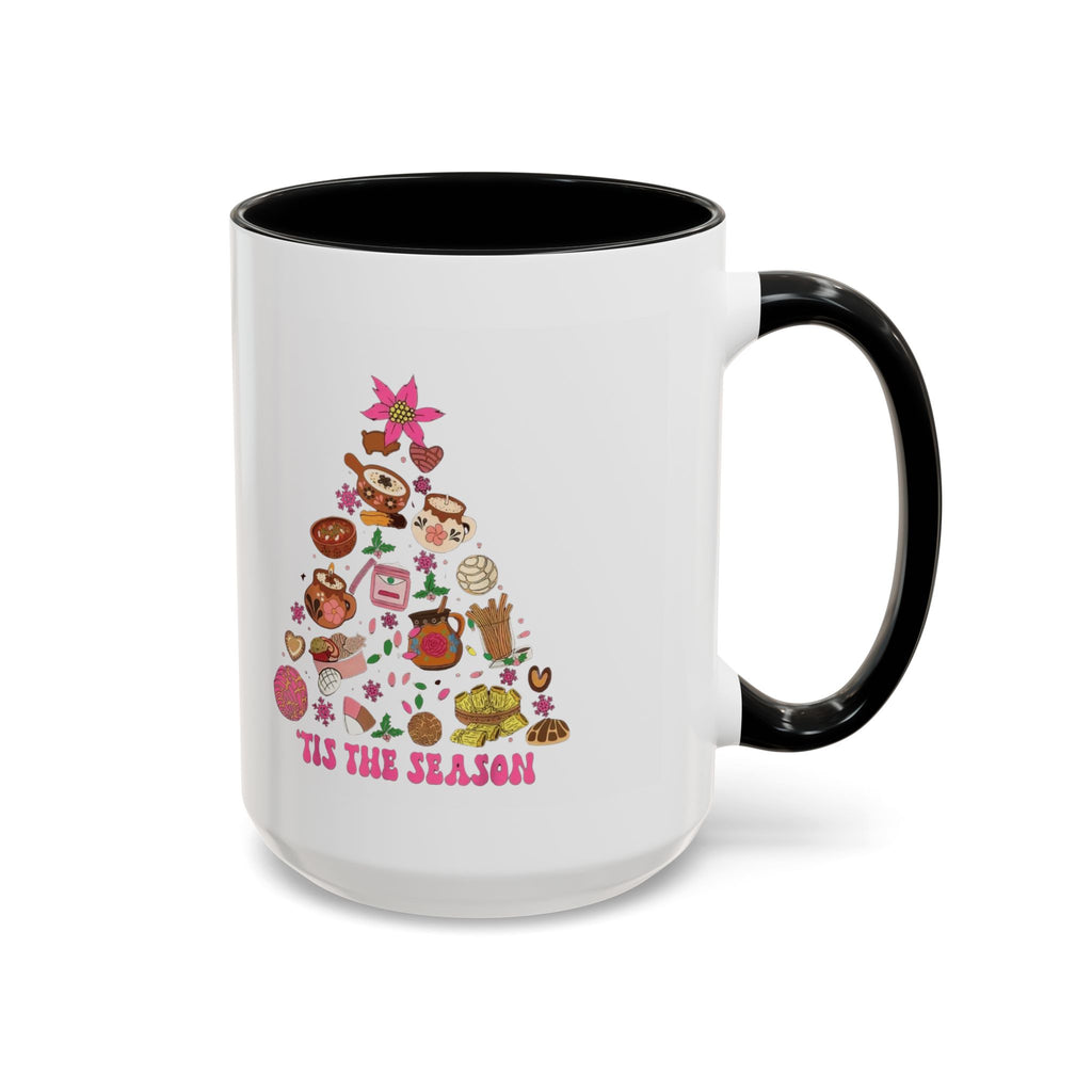 Coffee Mug - 'Tis the Season' Holiday Cookie Tree Accent Mug (11/15oz)