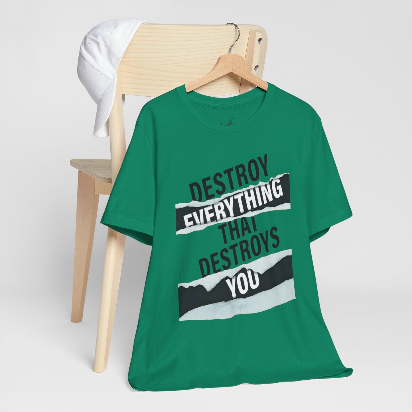 Destroy Everything That Destroys You T-Shirt  Bold Typographic Graphic Tee