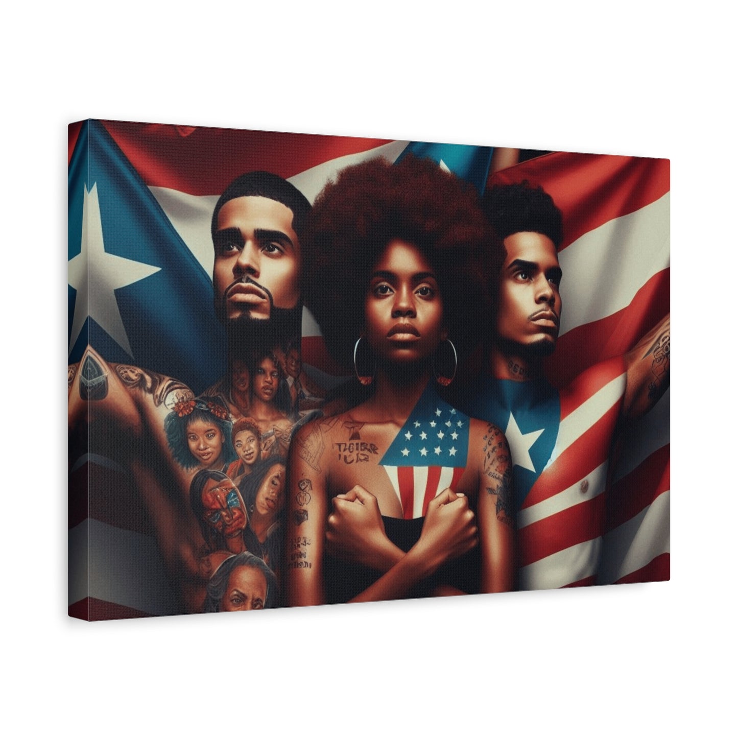 Rooted in Culture, Radiating Power Puerto Rican Wall Art, Unique Gift, Empowering Decor