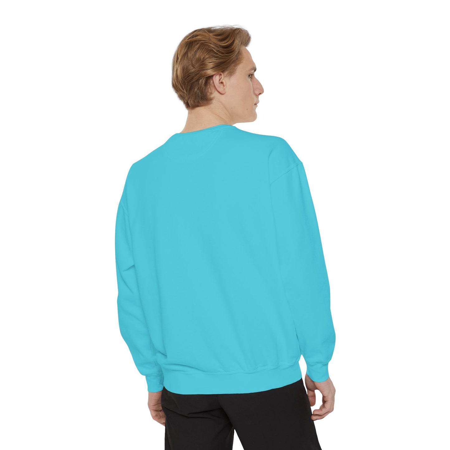 Friends-Inspired Unisex Garment-Dyed Sweatshirt, Cozy Casual Wear, Unique Graphic Sweatshirt, Perfect Gift, Everyday Style