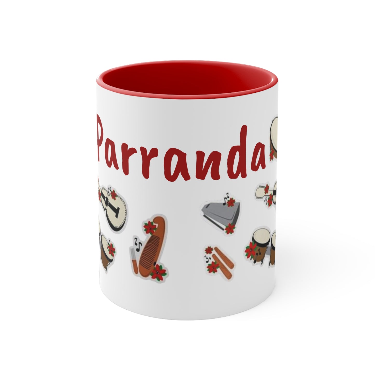 Puerto Rico  Festive Parranda Accent Mug - Perfect for Holiday Cheer